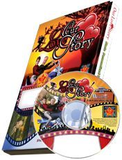 Our Love Story Photo Personalized DVD